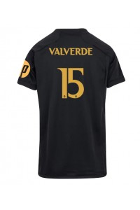 Fotbalové Dres Real Madrid Federico Valverde #15 Dámské Třetí Oblečení 2023-24 Krátký Rukáv